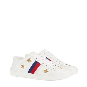 Gucci Women's Ace sneaker with bees and stars
